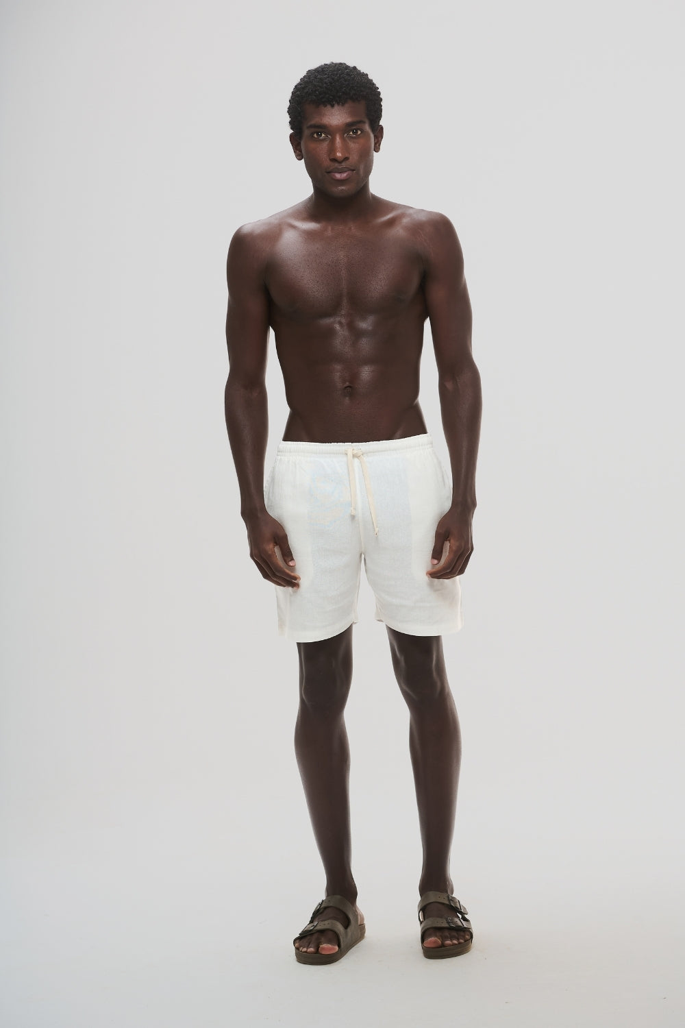 Short Linho Veredas Off White