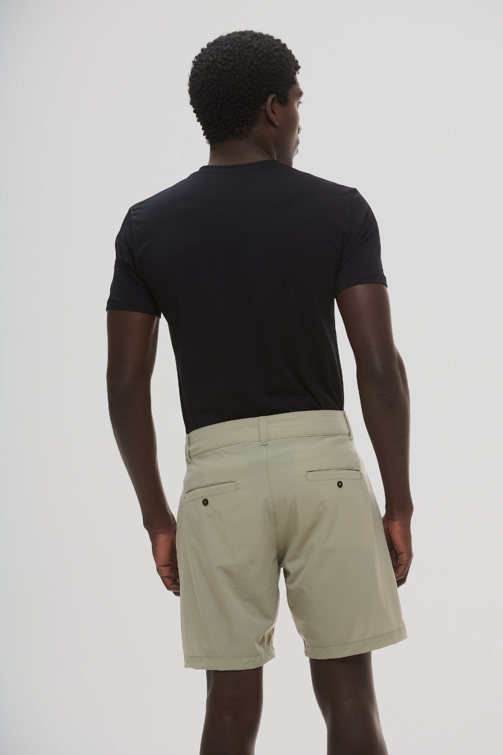 Short · Alfaiataria Reto · Bege