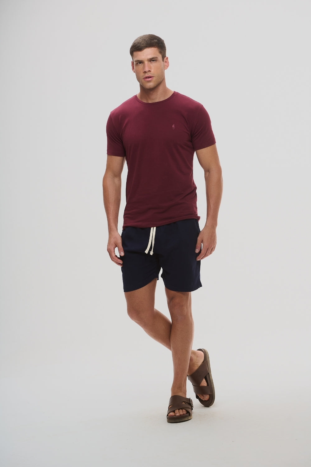 Camiseta Origem · Carmim de Serra – Algodão Egípcio