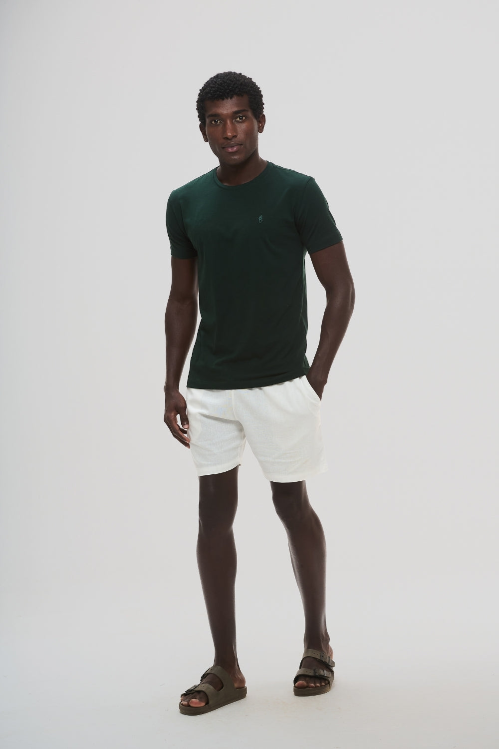 Camiseta Origem · Verde Floresta – Algodão Egípcio