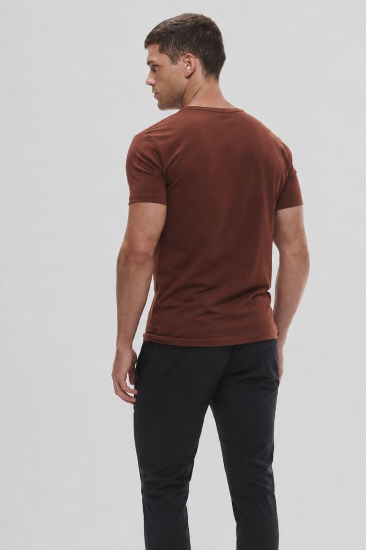 Camiseta Origem · Lisa – Cacau Nativo – Algodão Egípcio