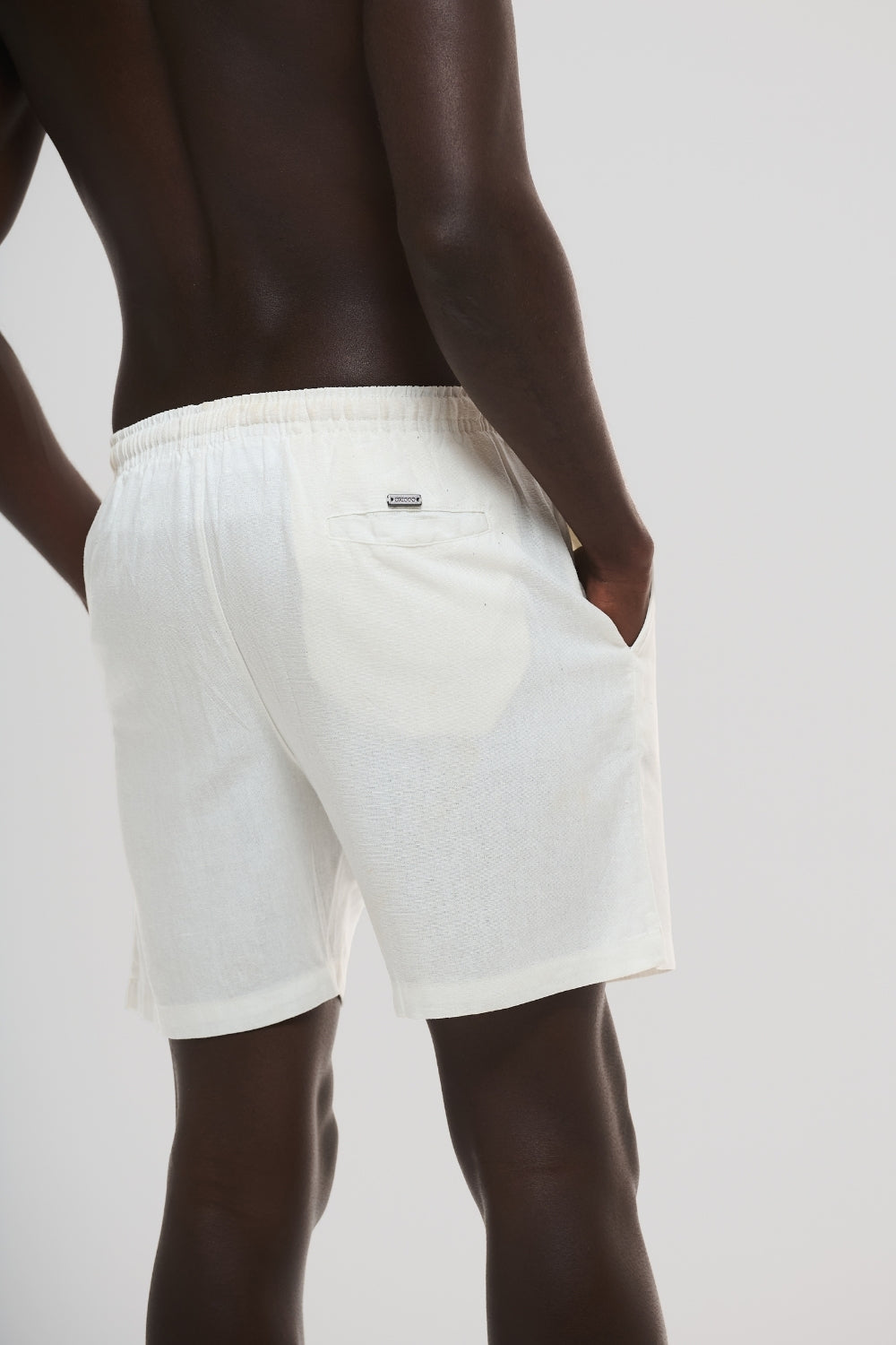 Short Linho Veredas Off White