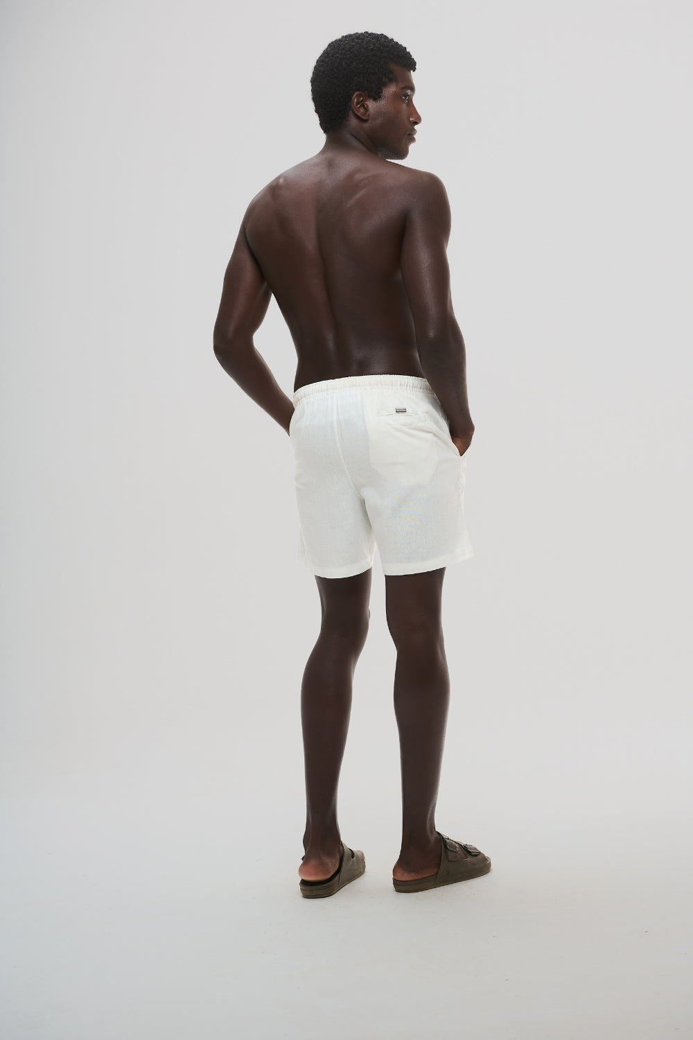 Short Linho Veredas Off White