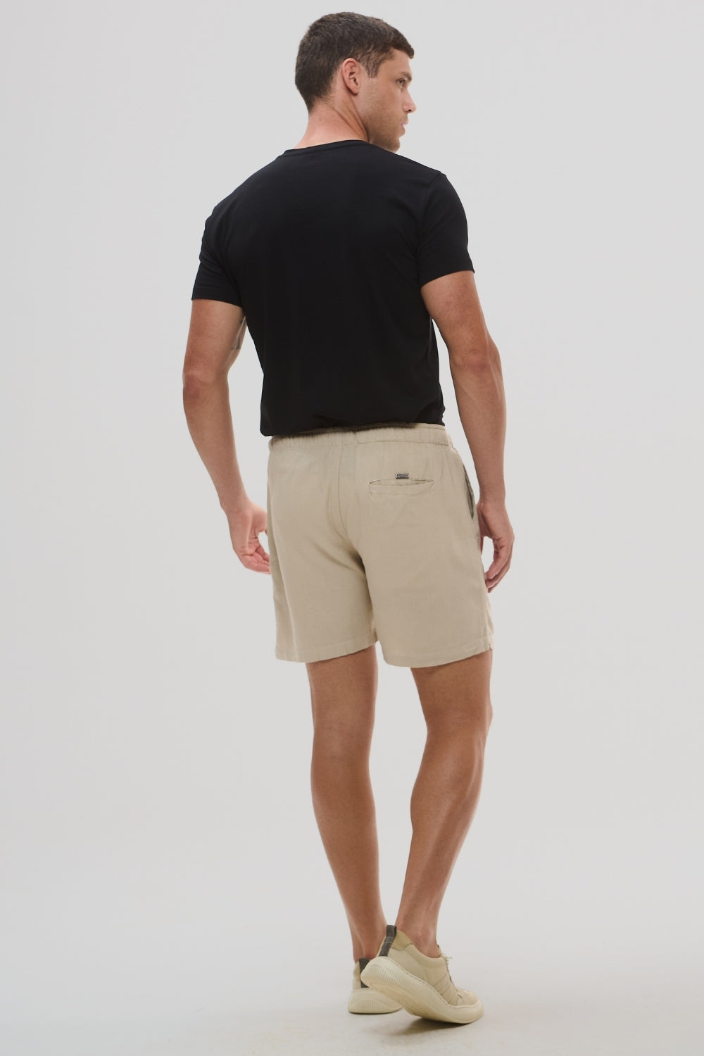 Short Linho Veredas Areia de Copa