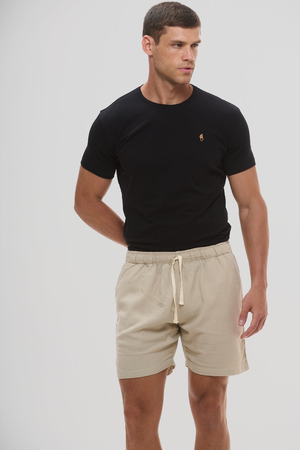 Short Linho Veredas Areia de Copa