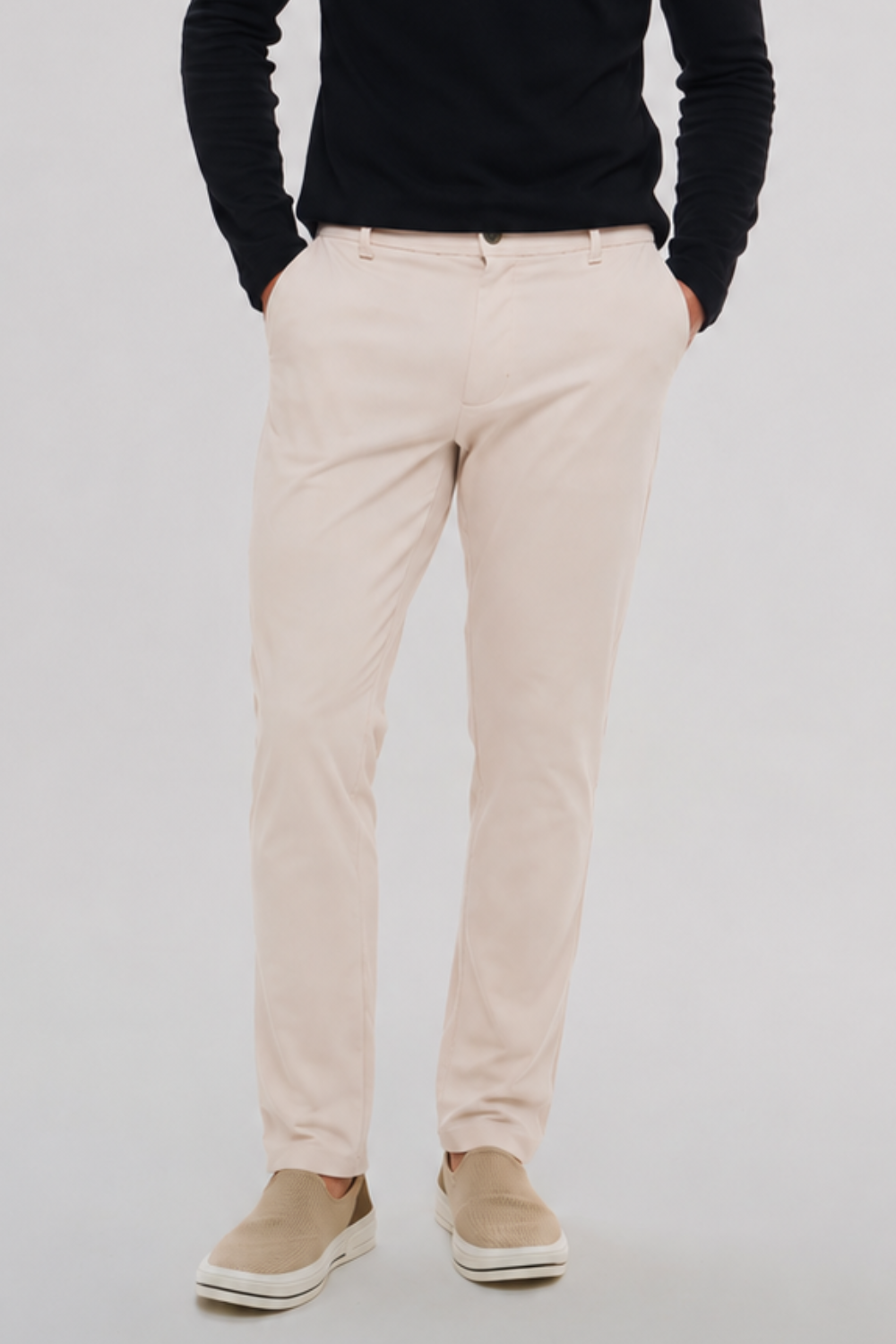 Calça Aura · Alfaiataria Leve · Off White