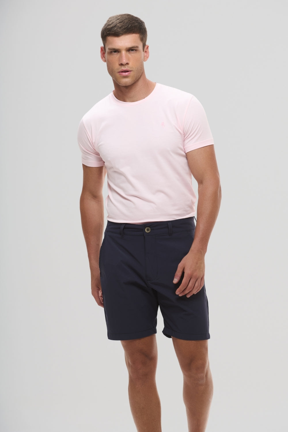 Short · Alfaiataria Reto · Azul Marinho