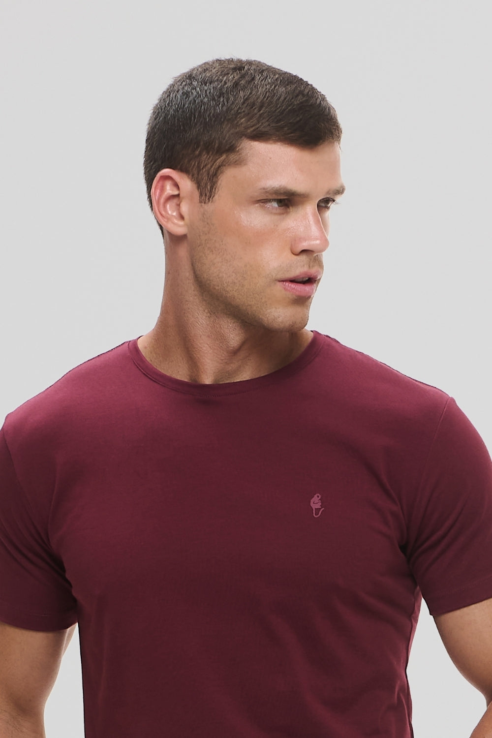 Camiseta Origem · Carmim de Serra – Algodão Egípcio