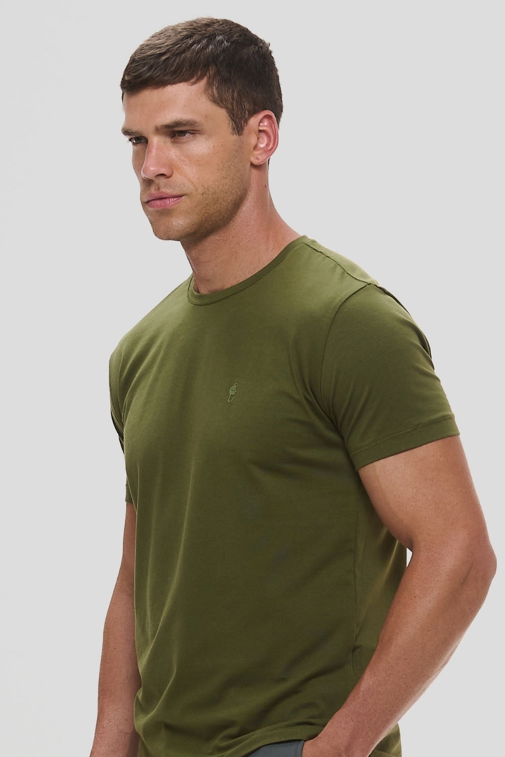 Camiseta Origem · Verde Cerrado – Algodão Egípcio
