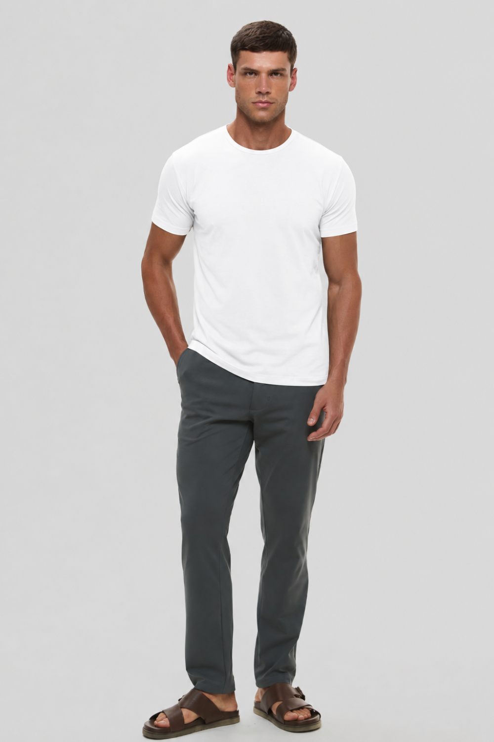 Camiseta Origem · Lisa – Branca – Algodão Egípcio