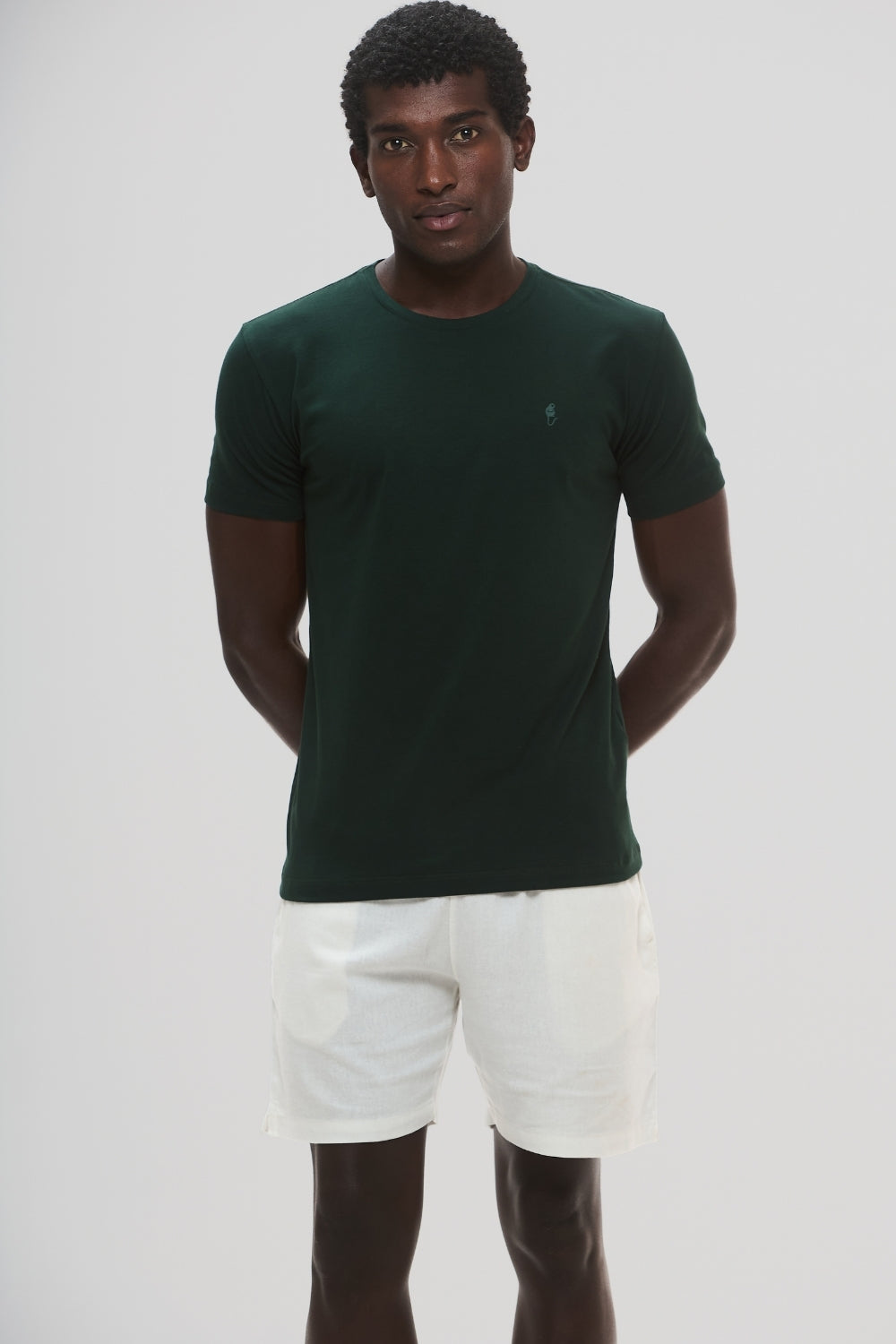Camiseta Origem · Verde Floresta – Algodão Egípcio