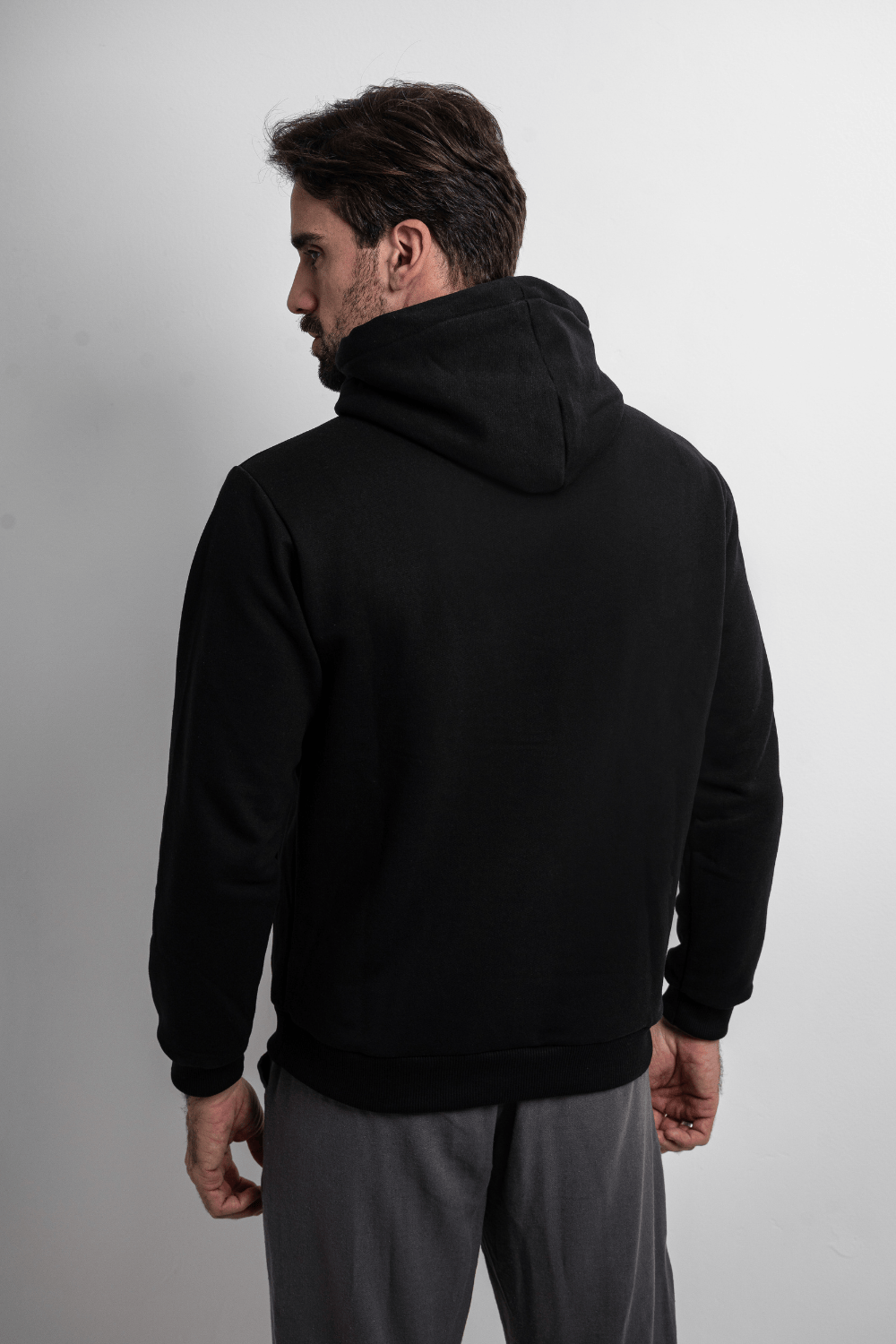 Moletom Âncora ·  2 Cabos Felpado – Preto Essência