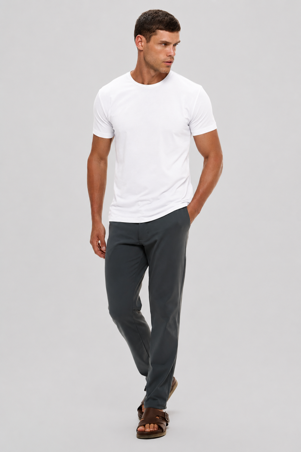Camiseta Origem · Lisa – Branca – Algodão Egípcio
