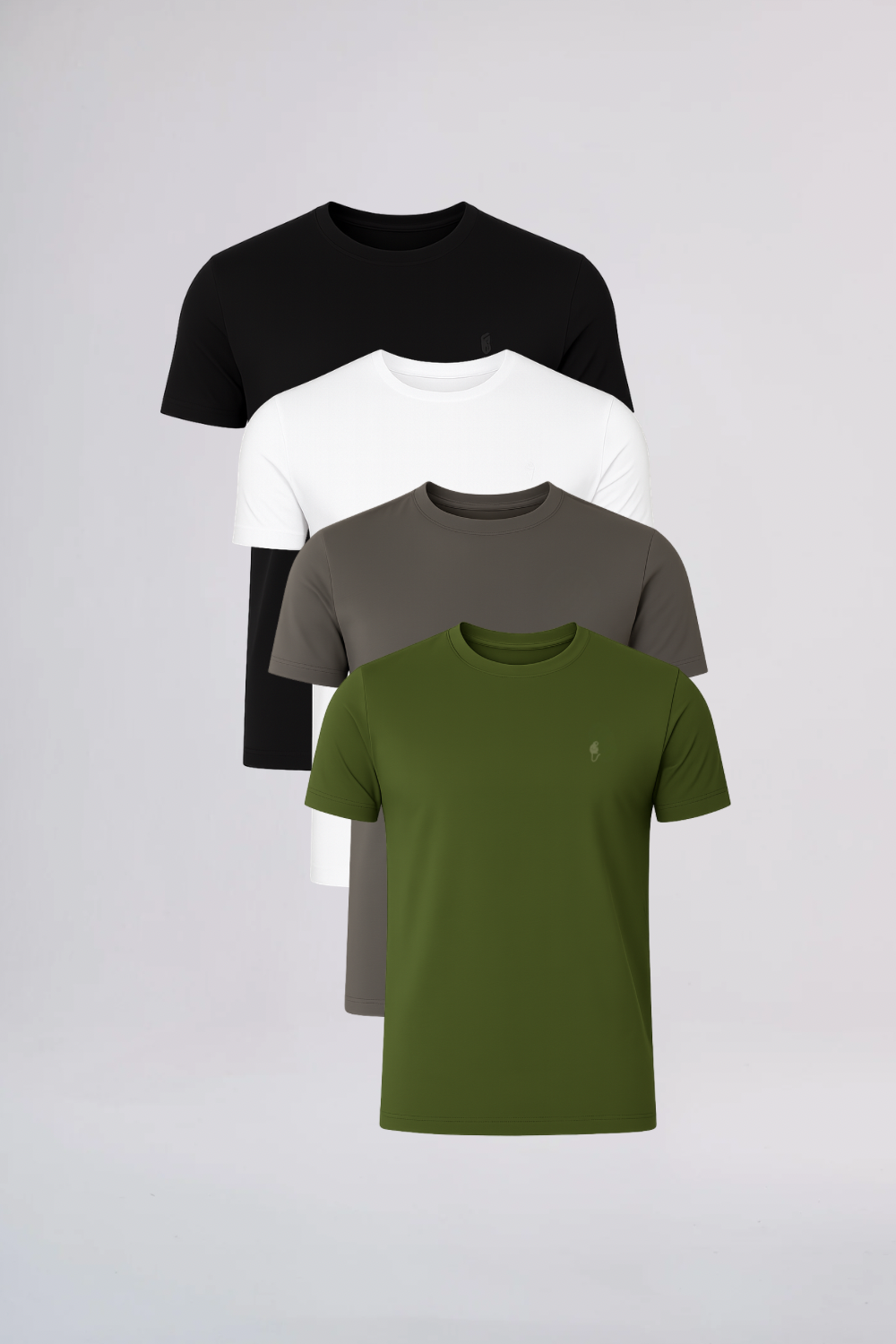 Kit 4 Camisetas Origem · Gola Redonda – Monte o Seu – Algodão Egípcio