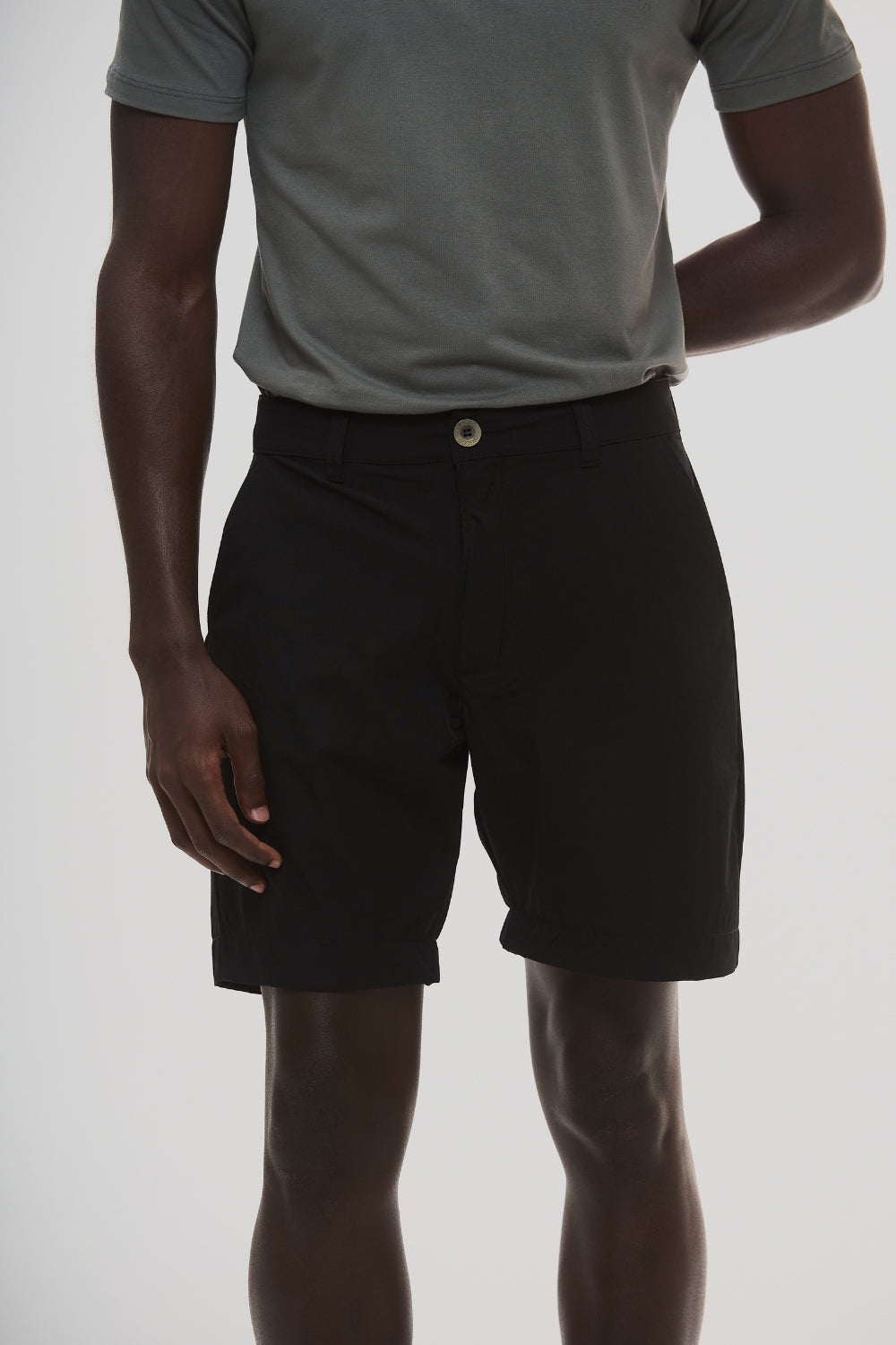 Short · Alfaiataria Reto · Preto